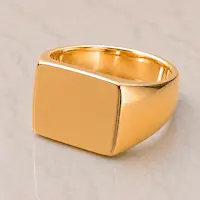 Chevalière Femme Rectangle