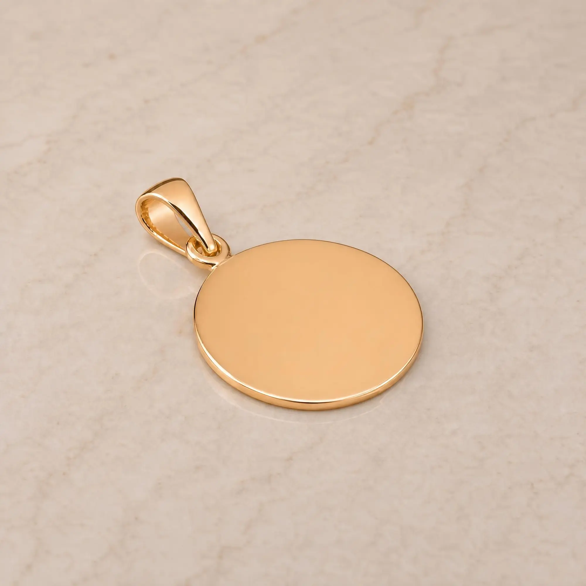 Médaille Ronde avec Bélière Extérieure